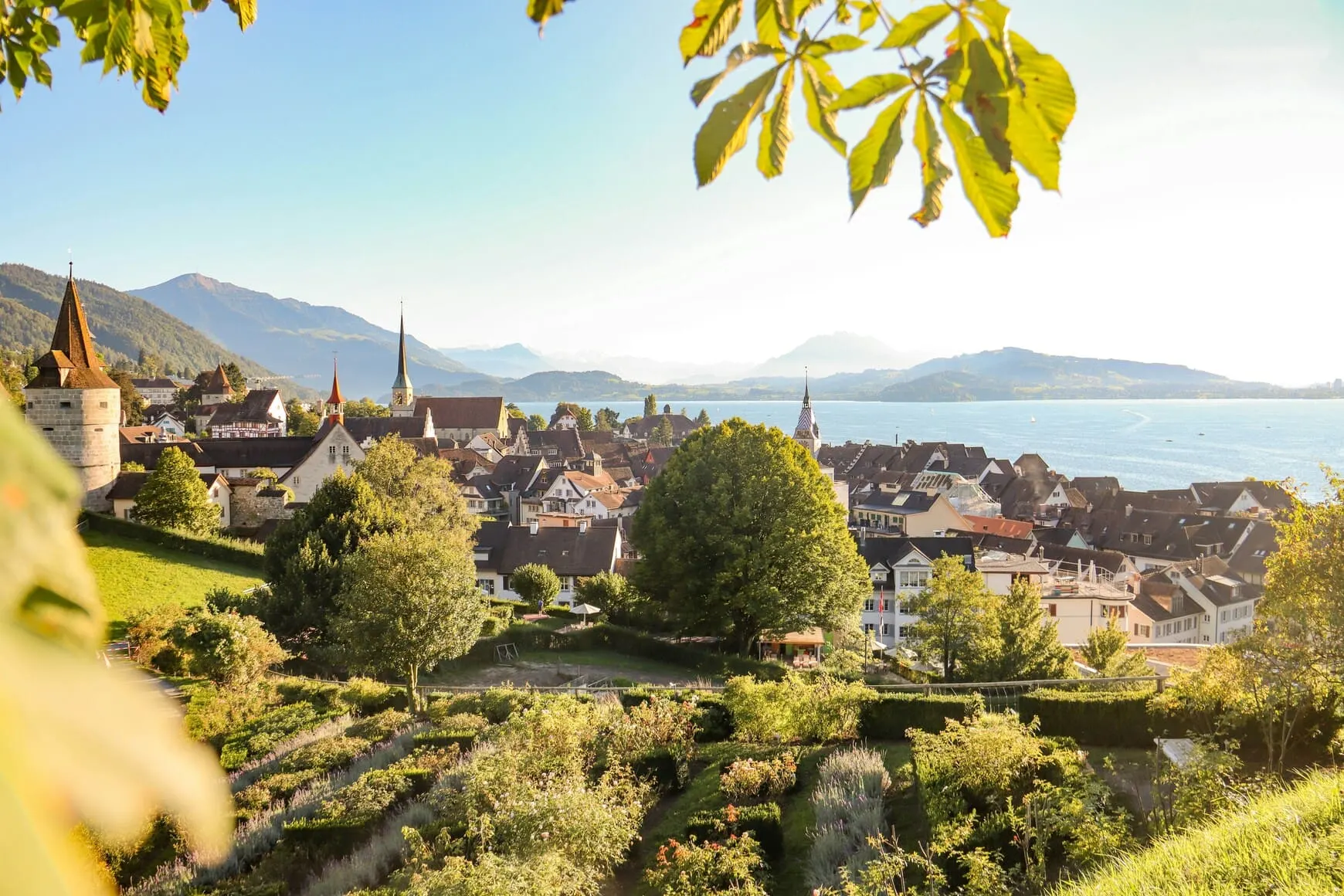 Stadtansicht Zug — Freelancer im Raum Zug